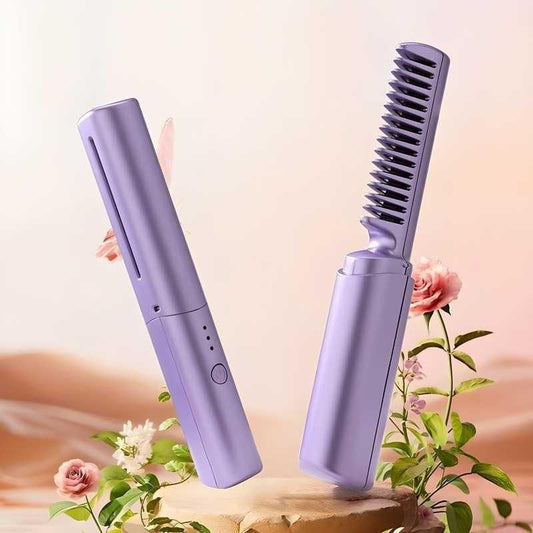 Meneflix Portable Mini Hair Straightener Cordless & Rechargeable